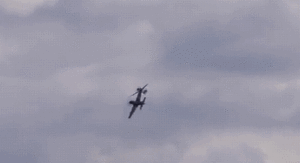 FRIDAY FLYING VIDEO: Skyraider clips Mustang during airshow formation flight